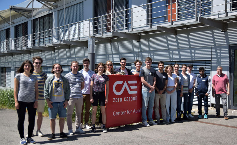 NachwuchswissenschaftlInnen besuchen das Center for Applied Energy Research CAE